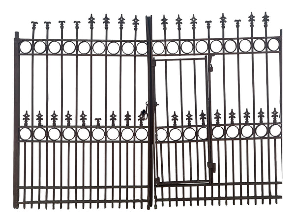 Pair of Antique Wrought Iron Driveway Gates GA21147
