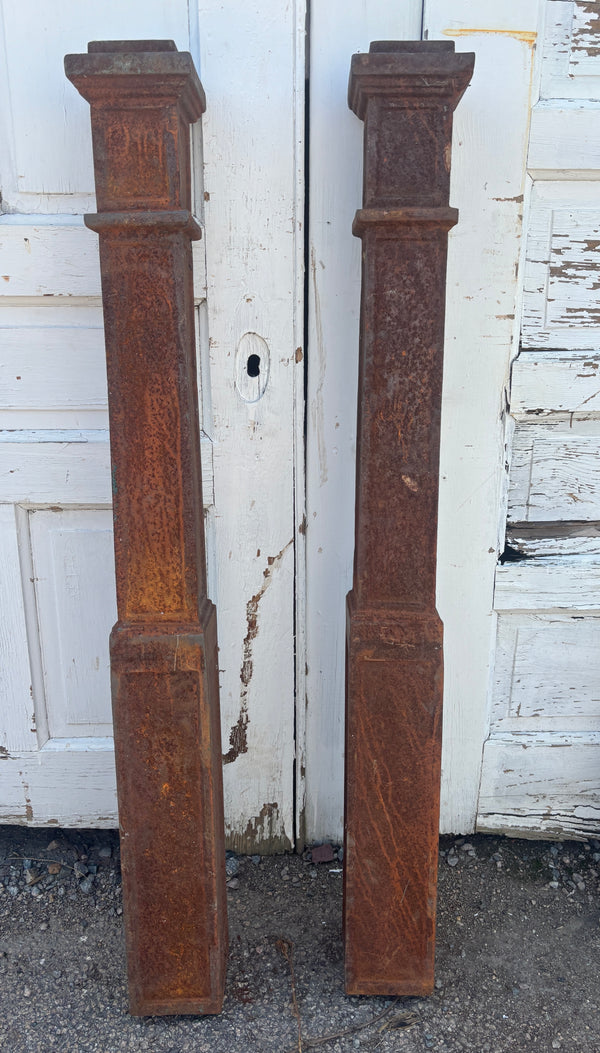 Pair of Cast Iron Newel Posts GA21444