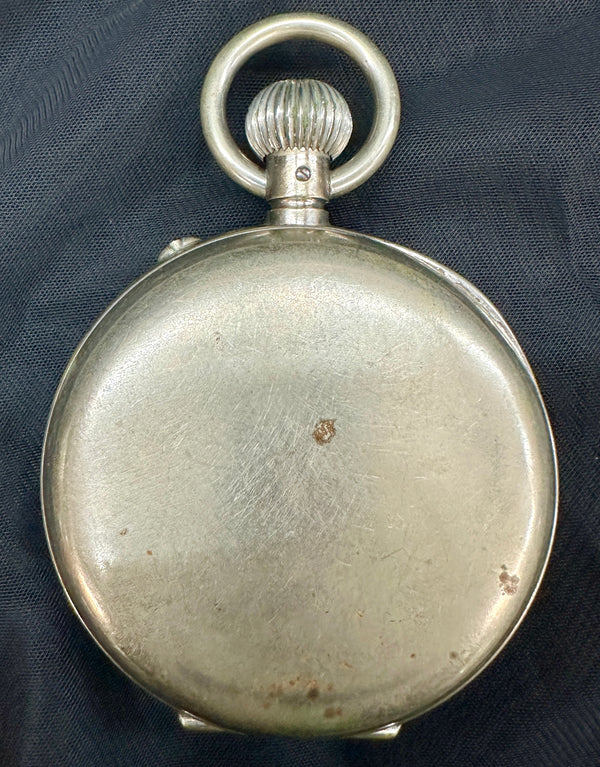 20th Century Sterling Silver 8 Days Mappin & Webb Travel Watch GA20545