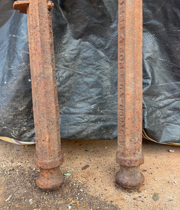 Pair of Cast Iron Newel Posts GA21591