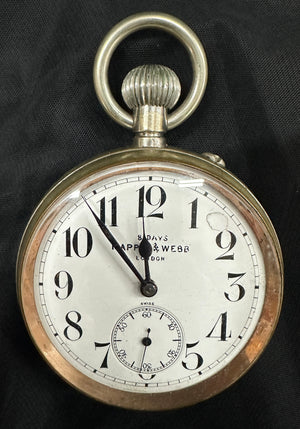 20th Century Sterling Silver 8 Days Mappin & Webb Travel Watch GA20545