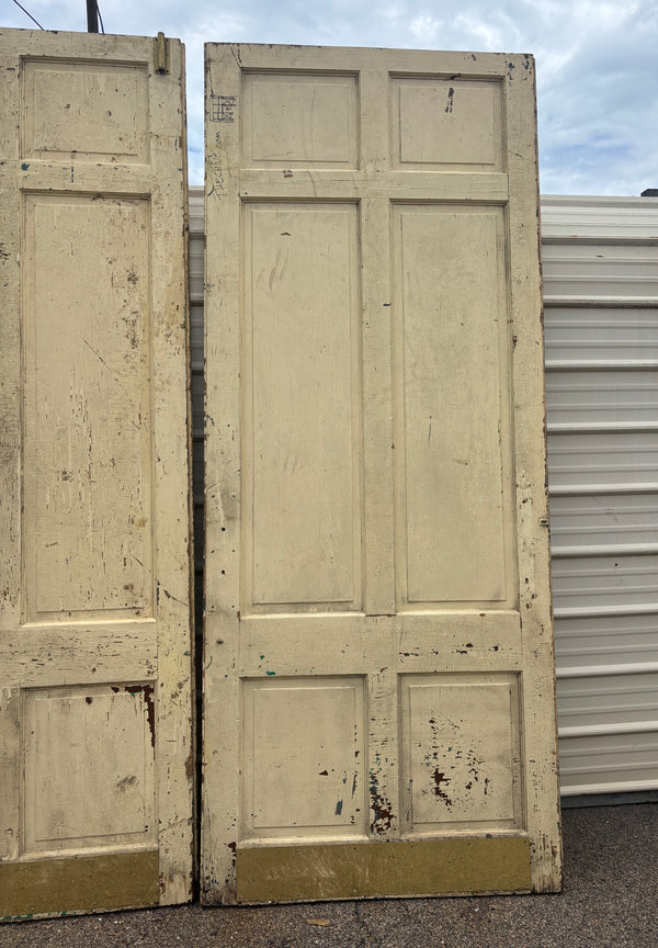 Pair of 6-Panel Wooden Doors GA21518