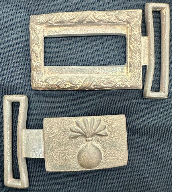 Original Civil War Union Ordinance Brass Belt Buckle GA20539