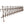 Load image into Gallery viewer, Antique Wrought Iron Garden Gate - 17" Tall x 89" Long - GA20860
