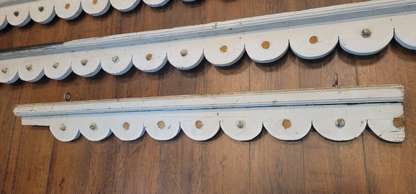 Vintage 3 Piece Wooden Gingerbread Trim Pediments GS00898