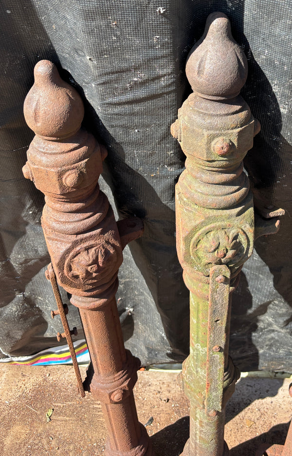 Pair of Cast Iron Newel Posts GA21633