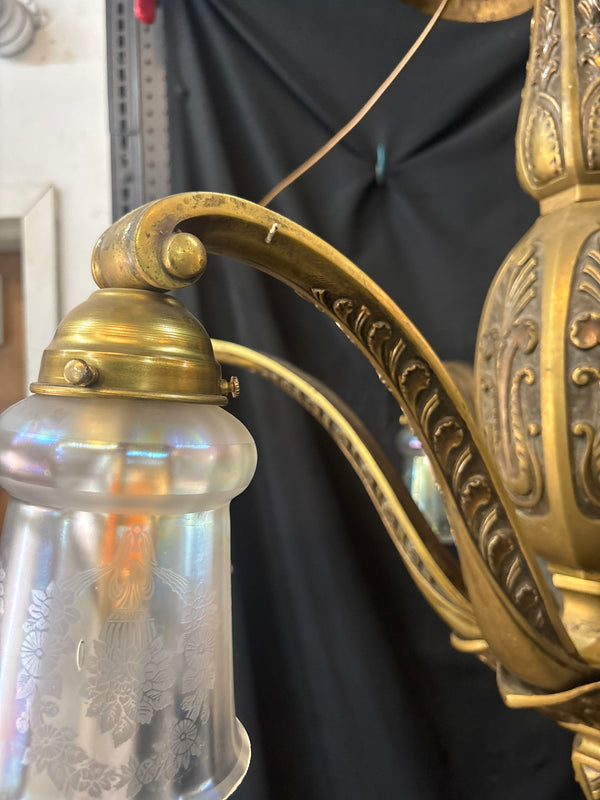 Brass 6-Light Chandelier GA21275
