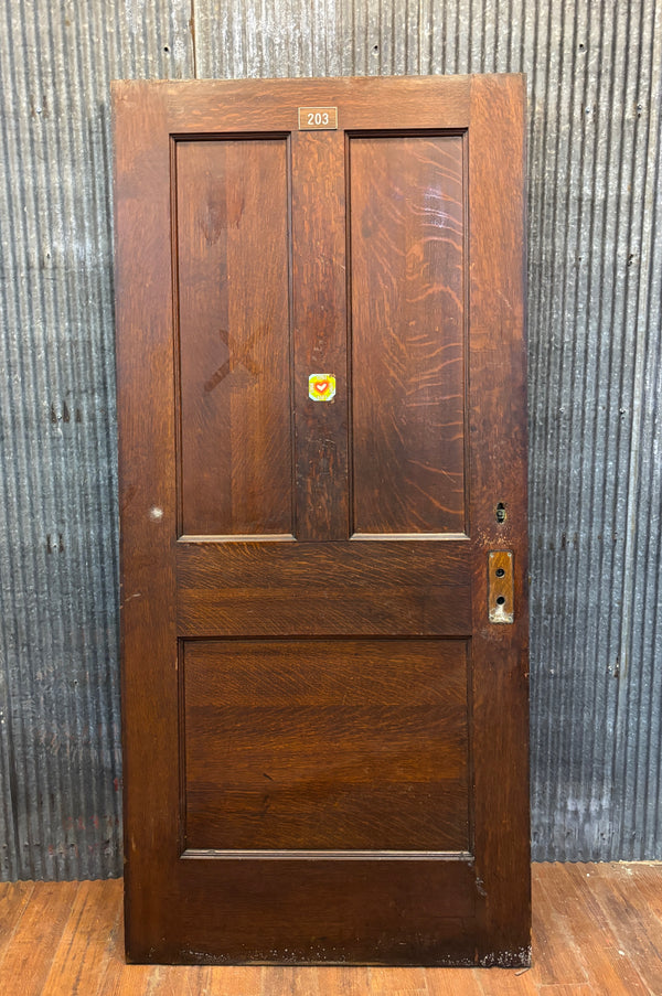 3-Panel Wooden Door GA21474