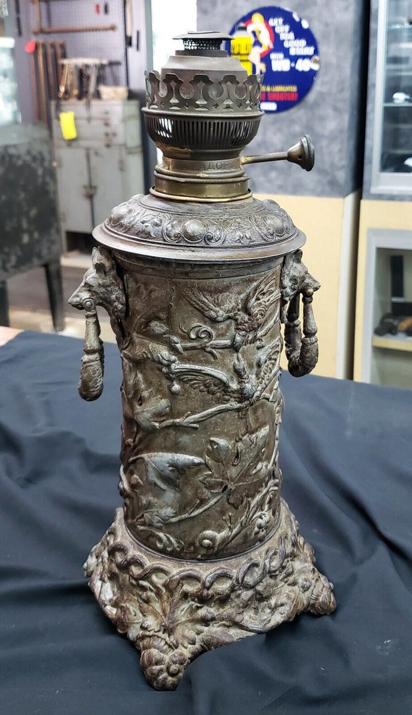 Unique & Antique Ehrich & Gaetz of Berlin Matador Oil Burner Table Lamp GA9493