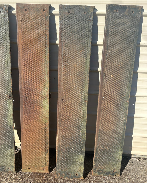 Set of 11 59" Long Cast Iron Stair Treads GA20828