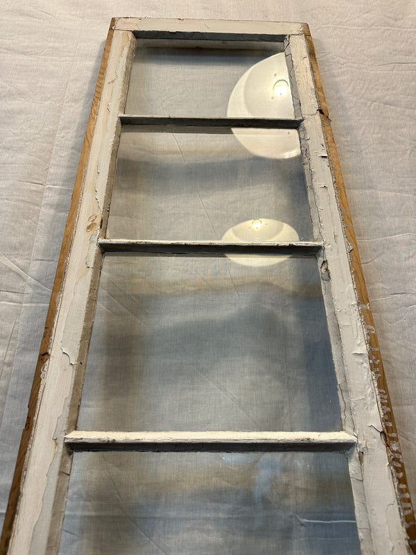 8-Ft Long / 9-Pane Transom Window w/ Wavy Glass GA20435