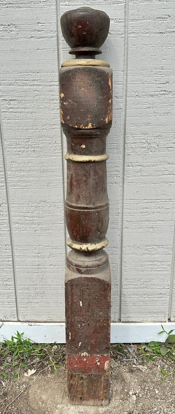 Turned Oak Newel Post GA20427