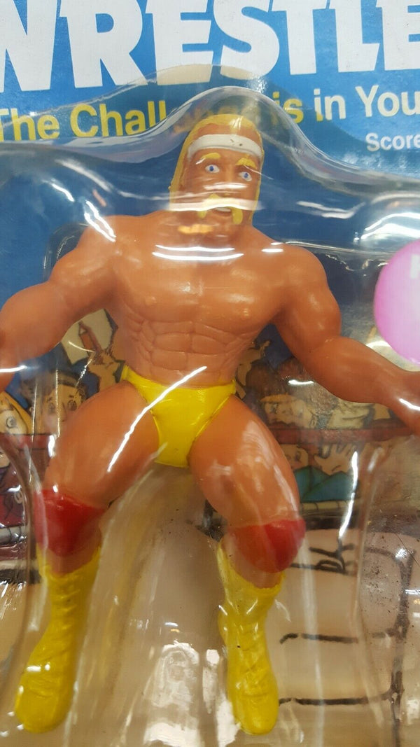 NOS 1985 Superstar Thumb Wrestlers Hulk Hogan & Big John Studd GS00726