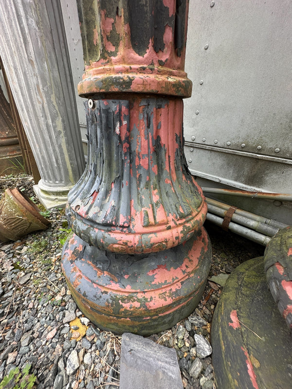 10 Ft Cast Iron Fluted Street Lamp Posts GA20290