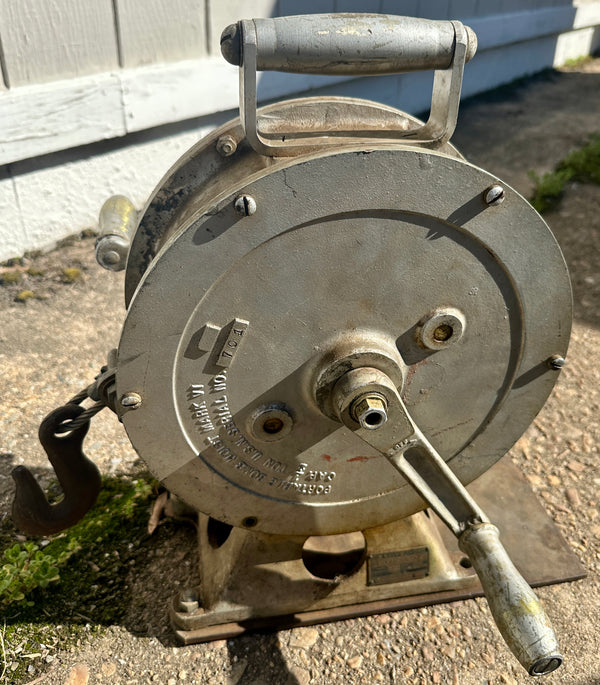 WWII 1/2 Ton U.S. Navy Portable Bomb Hoist Mark VI - GA20803