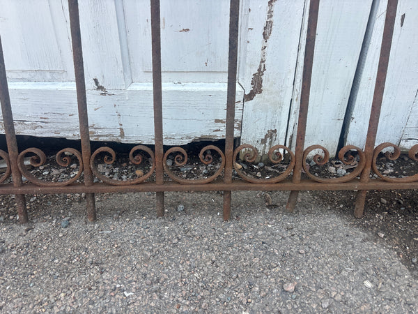 6 Foot Iron Fence Panel GA21320