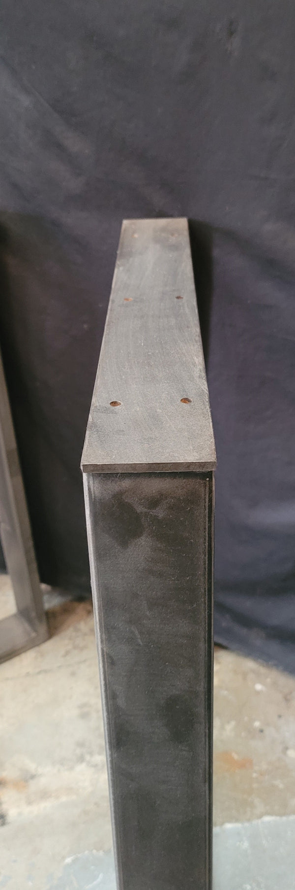 Pair of Custom Steel Table Base Legs 29 1/2" T GS00686