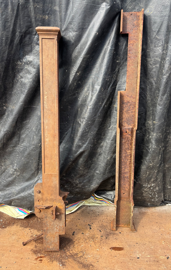5 Piece Set of Cast Iron Newel Posts GA21613
