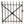 Load image into Gallery viewer, Antique Wrought Iron Garden Gate w/ Floral Medallion - 30" W x 34.5" T - GA20992
