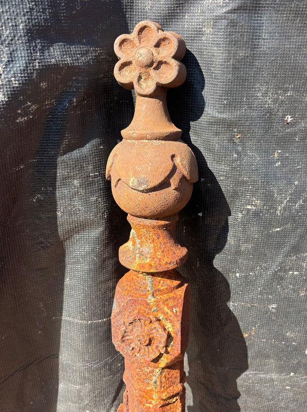 Pair of Cast Iron Newel Posts GA21617