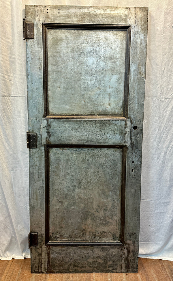 2-Panel Galvanized Steel Door w/ Original Hardware GA20566