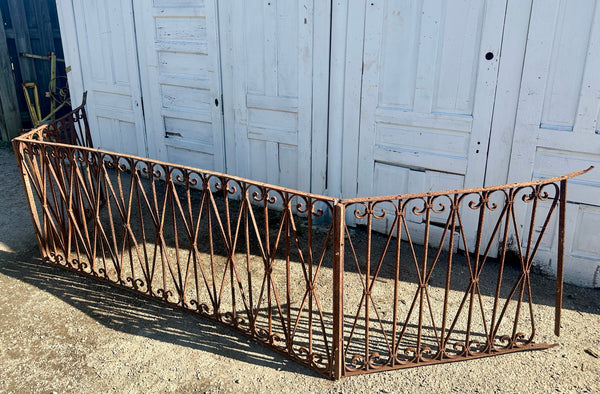 Antique Iron Porch/Balcony Railing GA20911