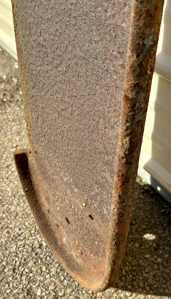Single, Curved 6+ Ft Long Cast Iron Stair Tread GA20841