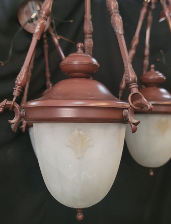 6 Piece Matching Light Set - 3 Pendant Lights & 3 Flush Mounts Lights GS01092626