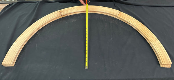 NOS Heart Pine Arched Transom Window Trim - 6 Available GA20458