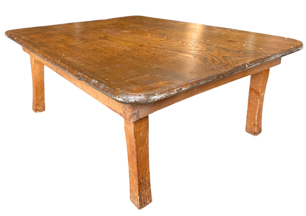 Vintage Pine Wood TV Tray w/ Collapsible Legs GA20724