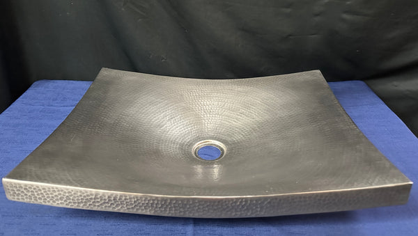 NOS Native Trails CPS57 Kohani 20" Brushed Nickel Vessel Bathroom Sink - GA20530