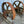 Load image into Gallery viewer, Pair of Industrial Cast Iron Cart Wheels GA20943

