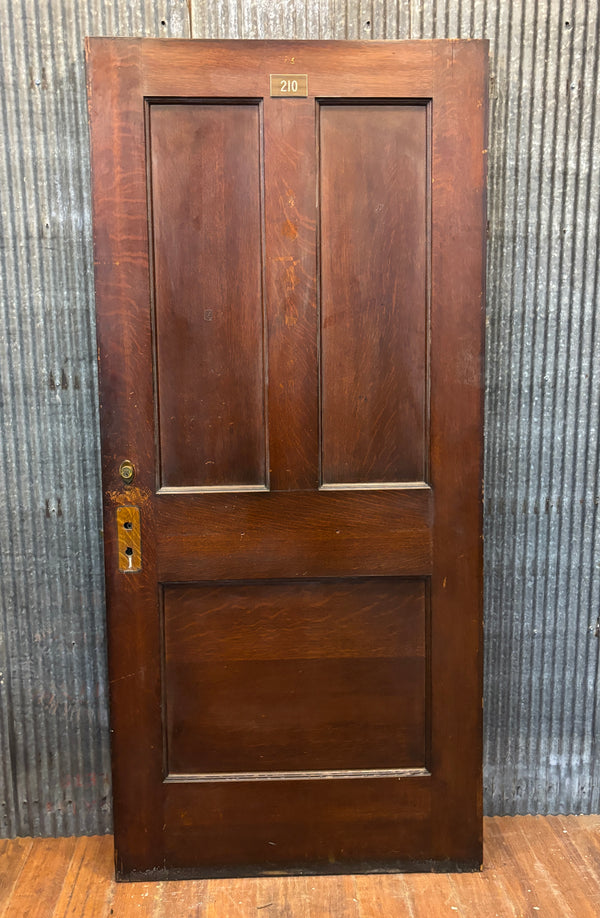 3-Panel Wood Door GA21456