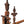 Load image into Gallery viewer, 34 Ft of Antique Wrought Iron Fencing w/ Fleur-de-lis Finials GA20988
