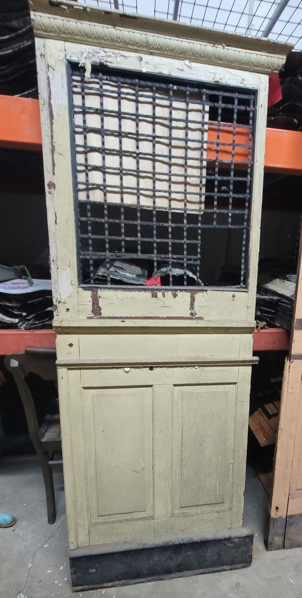 1900's Wood & Glass Pawnbrokers Office Front Panel Set GS00632
