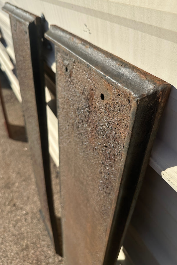 Pair of 43" Long Cast Iron Stair Treads GA20612