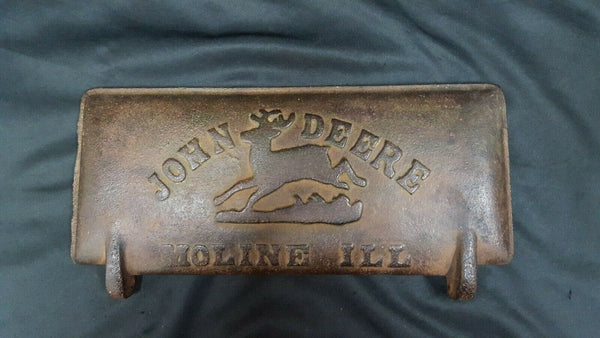 Vintage Cast Iron John Deere Tractor Tool Box Door 11 3/4" x 5 1/4 GS00737