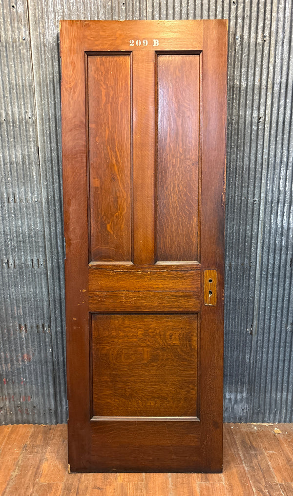 3-Panel Wooden Door GA21494