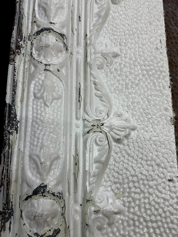144 Linear Feet of Vintage Tin Crown Border Molding GA20721