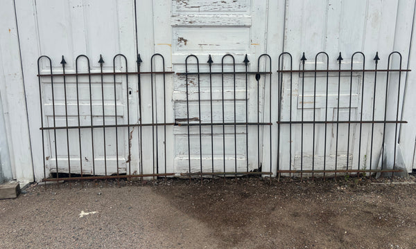 10 Feet of Wrought Iron Hairpin Fencing GA21279