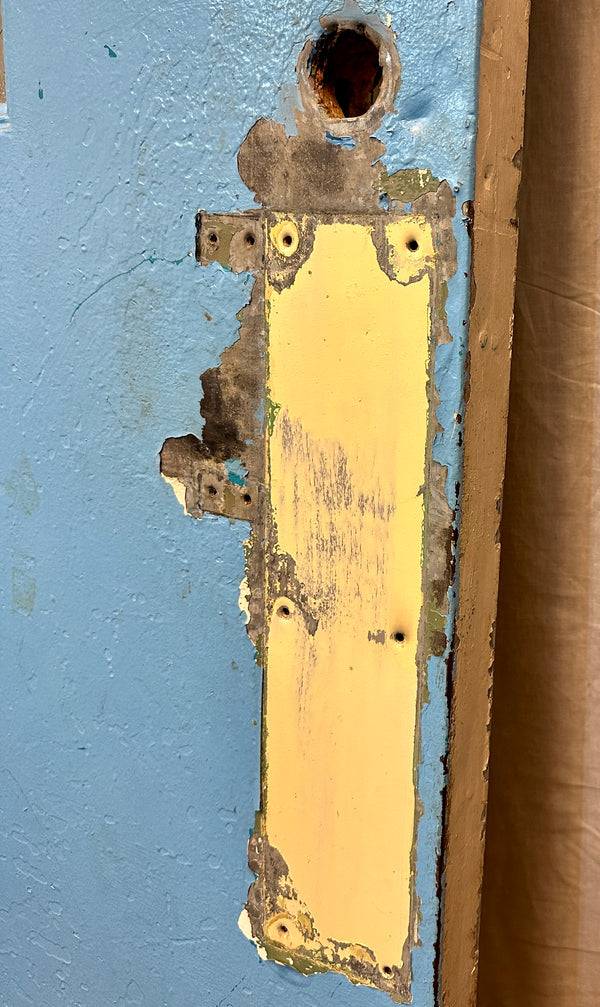 1-Pane Steel & Chicken Wire Glass Door GA20565