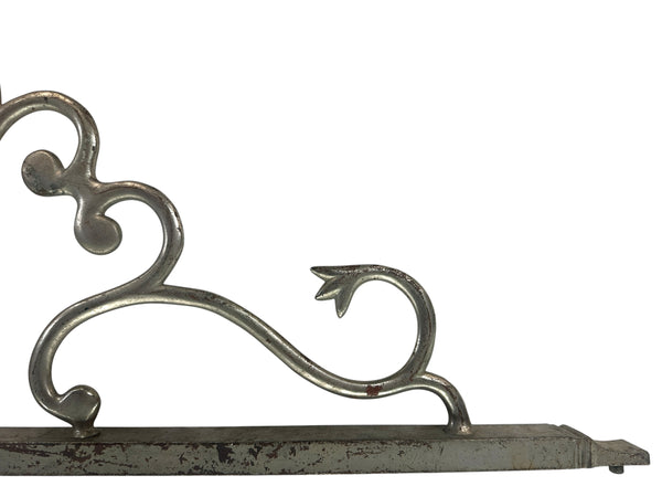 Pair of Nickel Plated Brass Railing Brackets GA20800