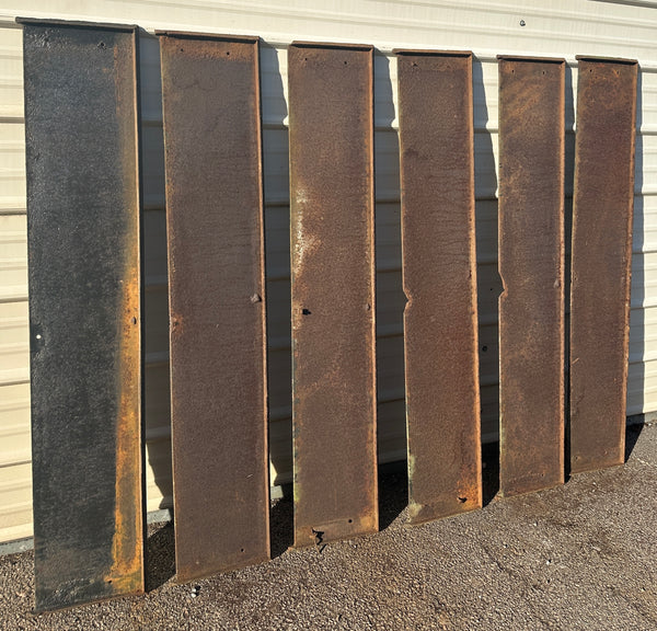 Set of 6 57" Long Cast Iron Stair Treads GA20616