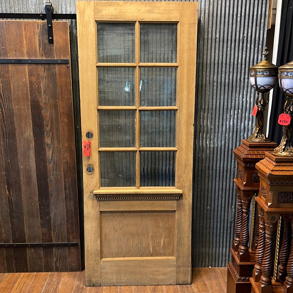 Tall 3/4 Glass & Wood Door #GA843