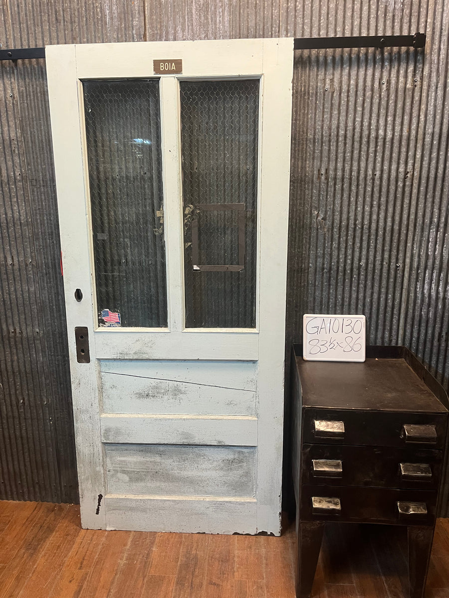 2 Panel Chicken Wire Glass Door 83 1/2 x 86 GA10130 – Governor's ...