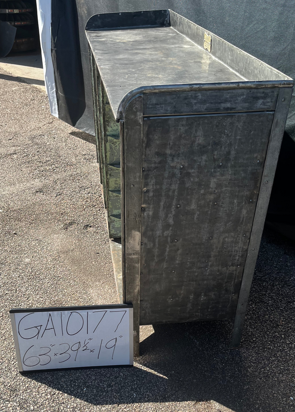 Antique Industrial Cabinet/Shelving System GA10177