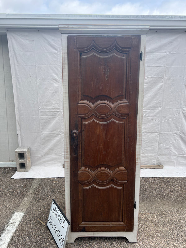 Wardrobe Cabinet made from Repurposed Antique Door GA10183