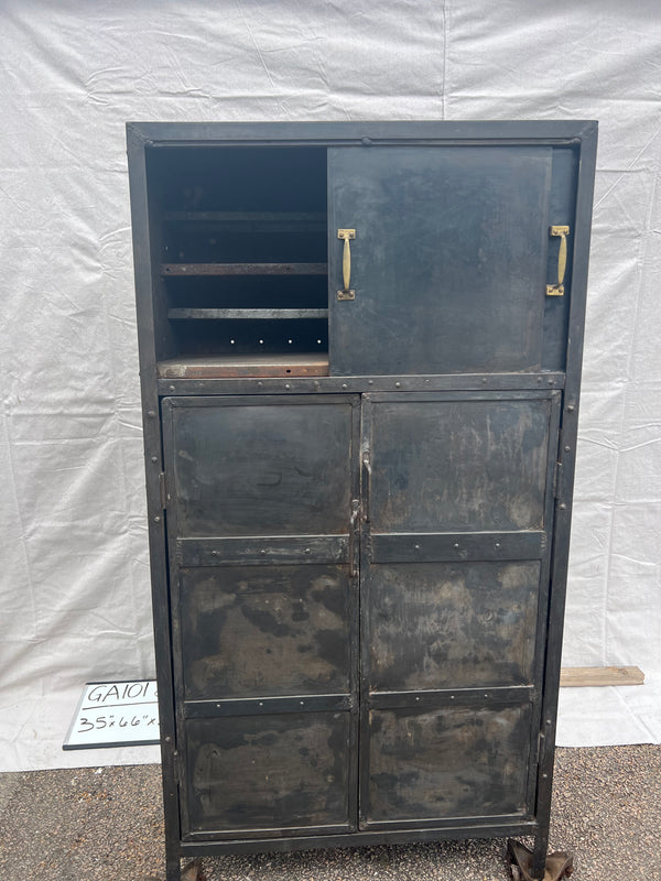 Turn of the Century Shop-Made Machinist Tool Cabinet GA10185