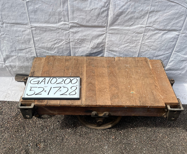 Antique Lineberry Cart (coffee table/railroad cart) GA10200