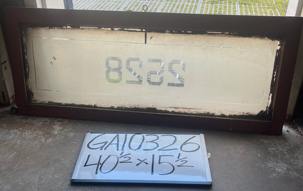 Frosted Glass Transom, "2528", - GA10326